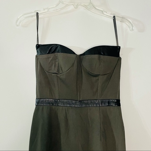 New! Blaque Label Strapless Grey and Black Body con Dress Size S - Picture 6 of 8